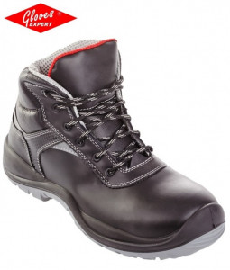 Bocanci protectie S3 din piele bovina neagra rezistenta ORION (S3 SRC)
