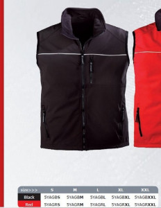 Vesta Yang softshell Negru