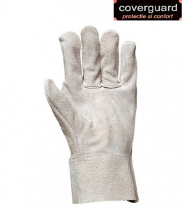 Manusi de protectie sudori scurte din piele spalt bovina, manseta 7 cm