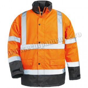Geacă de iarnă, fluorescent, reflectorizant