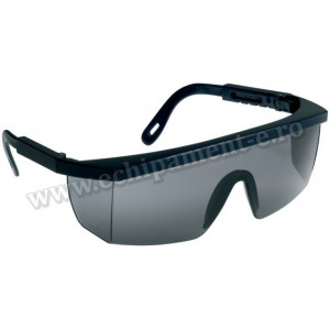 Ochelari de protectie ECOLUX cu lentile din policarbonat cu rama neagra