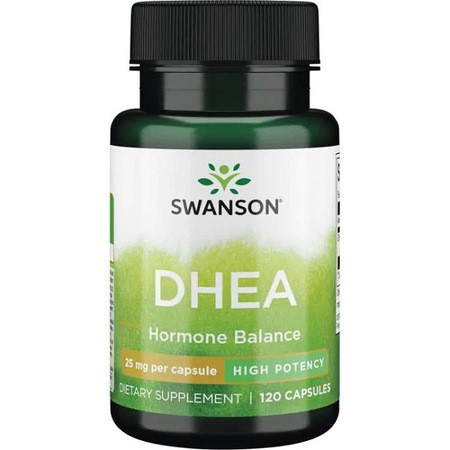 DHEA 25 mg High Potency - Dehidroepiandrosteron 120 capsule Swanson