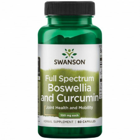 Boswellia & Curcumin - Tamaie Indiana & Turmeric Curcumin 60 capsule Swanson
