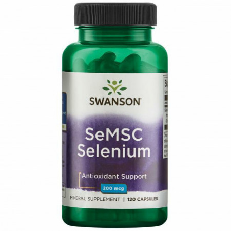 SeMSC Selenium - Seleniu 200 mcg 120 capsule Swanson