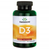Vitamina D3 1000 IU 250 capsule Swanson