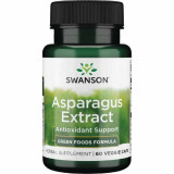 Asparagus Extract Standardizat - Sparanghel 60 caps Swanson Tratament Guta