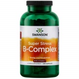 Super Stres Vitamin B- Cmplex With Vitamin C 240 capsule Swanson