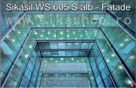 Silicon etansare fatade SikaHyflex 600 (Sikasil WS 605 S) incolor
