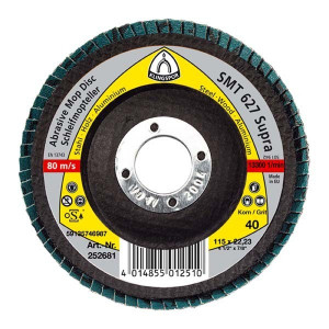 Disc lamelar frontal SMT 627 SUPRA GR 36 KLINGSPOR 115X22.23