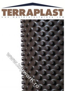 Membrană din polietilenă TERRAPLAST PLUS L8 30m2