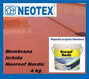 Hidroizolatie peste membrana bituminoasa acoperis bloc 4 kg Neoroof Nordic