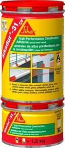 Adeziv puternic pt beton metal PVC Sikadur 31 EF Normal ambalaj 1.2 kg,