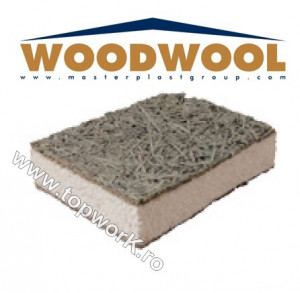 împâslitură de lemn WOODWOOL EPS-100 de 100mm