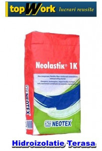 Hidroizolatie flexibila baie, terasa, cabina dus Neolastik 1K