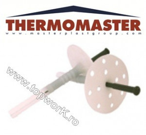 Diblu cu rozetă şi tijă THERMOMASTER D 90 mm 250 buc