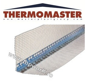 Profil Alu de colt cu plasa la 2,5 m THERMOMASTER 50 buc 10+10
