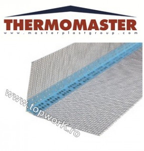 Profil PVC de colt cu plasa la 2,5 m THERMOMASTER 50 buc 7+7