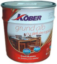 Grund alb de binale cu slefuire rapida