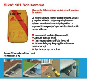 Hidroizolatii Piscine Sika 101 Schlaemme 25kg - LA COMANDA EXTERNA