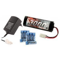 Starter set Acumulator+Incarcator pentru automodele electrice, Robitronic