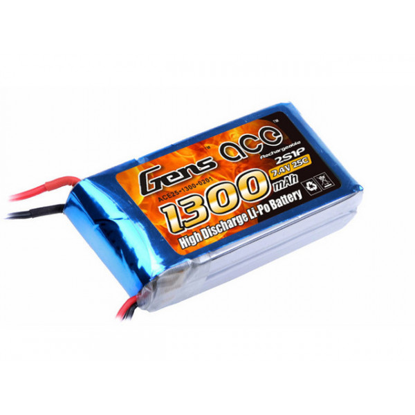 Acumulator LiPo GENS ACE 7.4 V/ 1300 mAh / 25C