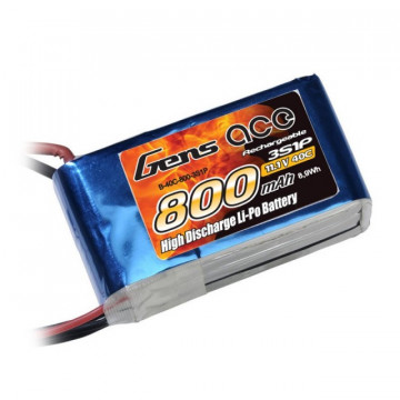 Acumulator LiPo GENS ACE 800 mAh 11.1V Softcase
