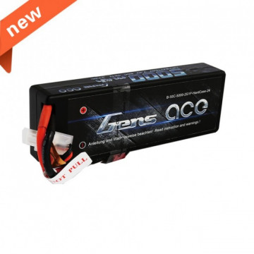 Acumulator Automodele Gens ace 5000mAh 7.4V 50C 2S1P Hard Case Lipo