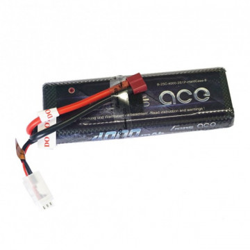 Acumulator LiPo Automodele Gens ace 4000mAh 7.4V 25C 2S1P Hard Case
