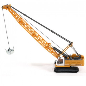 Macheta Excavator cu cabluri diecast SIKU, scara 1/87
