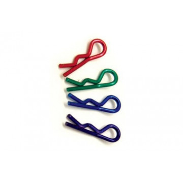 Cleme mici de caroserie automodele 1/10, culoare mov (6buc.)