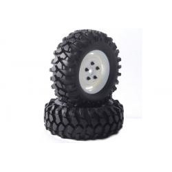 Roti pentru Crawler "Kong", scara 1/10 - Anvelope premontate pe jante cu spite H, set 2 bucati