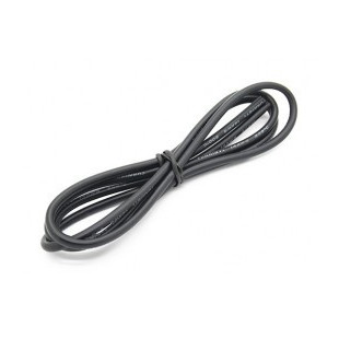 Cablu electric cu invelis siliconic pur, 16 AWG, 1m , Negru
