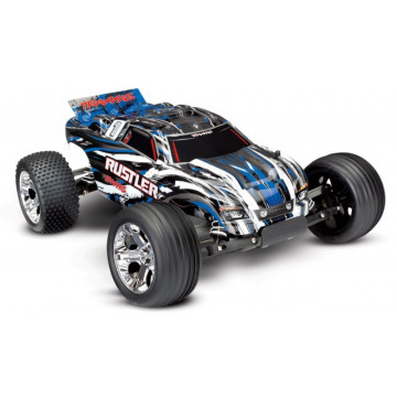 Automodel Traxxas Rustler 2WD Electric RTR TQ-Albastru