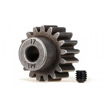 Pinion motor 17T pitch M 1.0 ax 5mm pentru automodele rc Traxxas