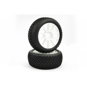 Roti automodele buggy 1/8, cu cauciucuri "Bone Block" si jante cu spite, Fastrax