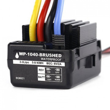 Regulatorul de turatie waterproof Speed RC WP 40A pentru motoare Brushed