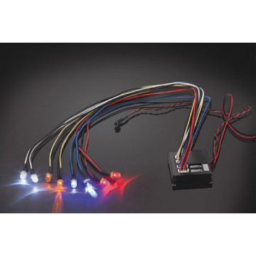 Sistem de lumini cu 8 LED-uri si diverse functii