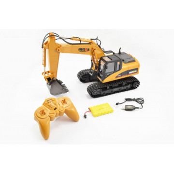 Excavator cu telecomanda, scara 1/14 2.4Ghz -16 Functii