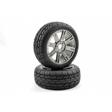 Roti automodele buggy 1/8, cu cauciucuri tip "Eagle" si jante 8 spite