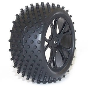 Roti buggy 4wd spate pentru Buggy 1/10 cu jante negre