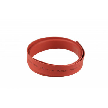 Tub termocontractibil 4mm Rosu- 1m, pentru cabluri electrice