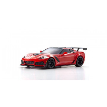 Automodel Kyosho Mini-Z Chevrolet Corvette ZR1 Rosu cu lumini