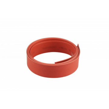 Tub termocontractibil 10mm Rosu- 1m, pentru cabluri electrice