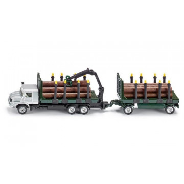 Macheta camion forestier Mercedes Zetros SIKU, scara 1:87