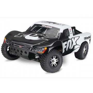 Automodel Traxxas Slash 4x4 VXL-3 Brushless FOX cu sunet realistic OBA & TSM®