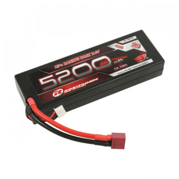 Acumulator Lipo 2s 5200 mAh 40C Robitronic, conector Deans
