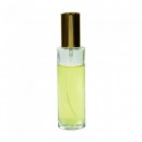 Sticluta cu pulverizator si capac metal gold ptr. parfum - 60 ml