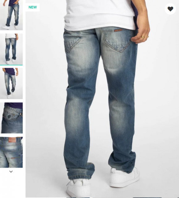Rocawear Men Straight Fit Jeans TUE in blue