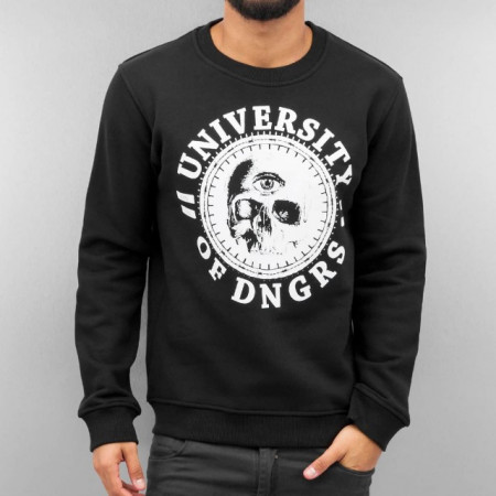 Dangerous DNGRS Overwear / Jumper University Of DNGRS in black*