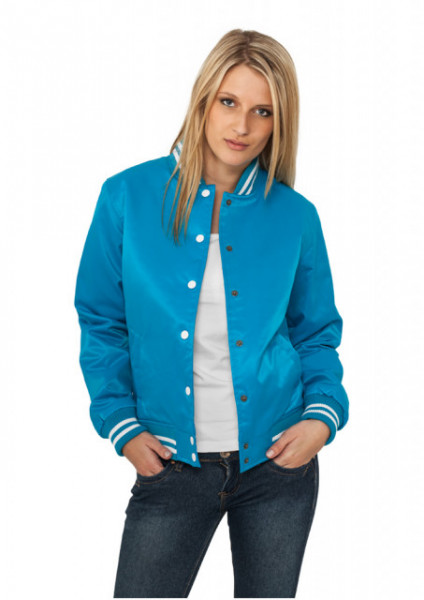 Ladies Shiny College Jacket